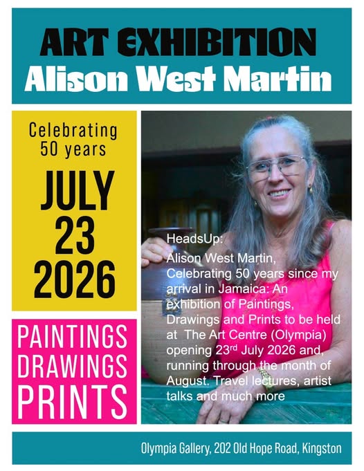 Alison Martin art show at Olympia